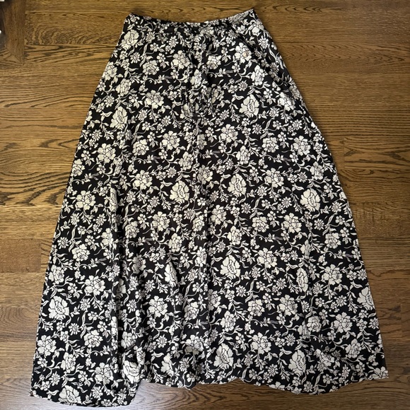 Winter Kate Silk Floral Maxi Skirt
